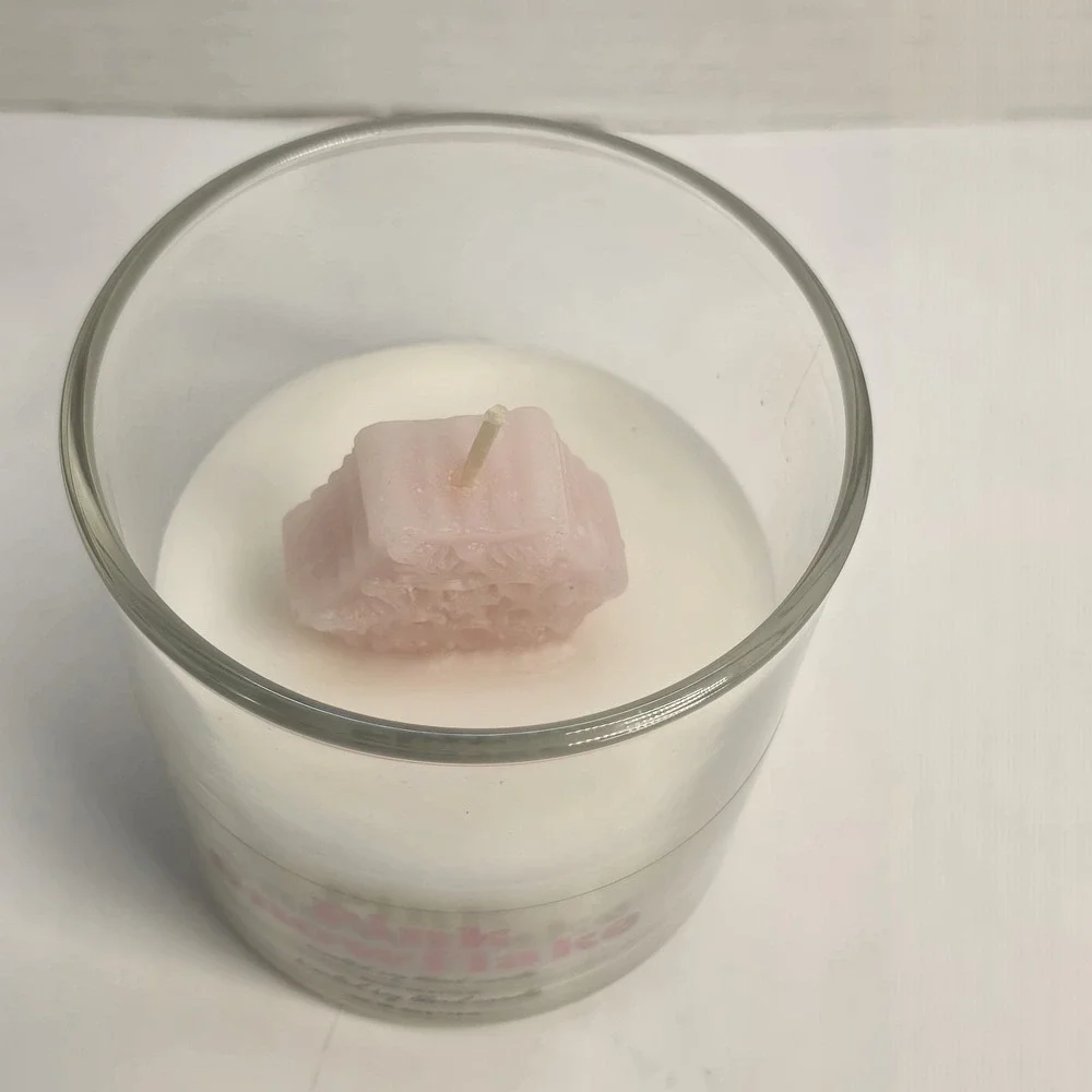 Ulta Beauty Collection Pink Snowflake Scented‎ Soy Blend Candle